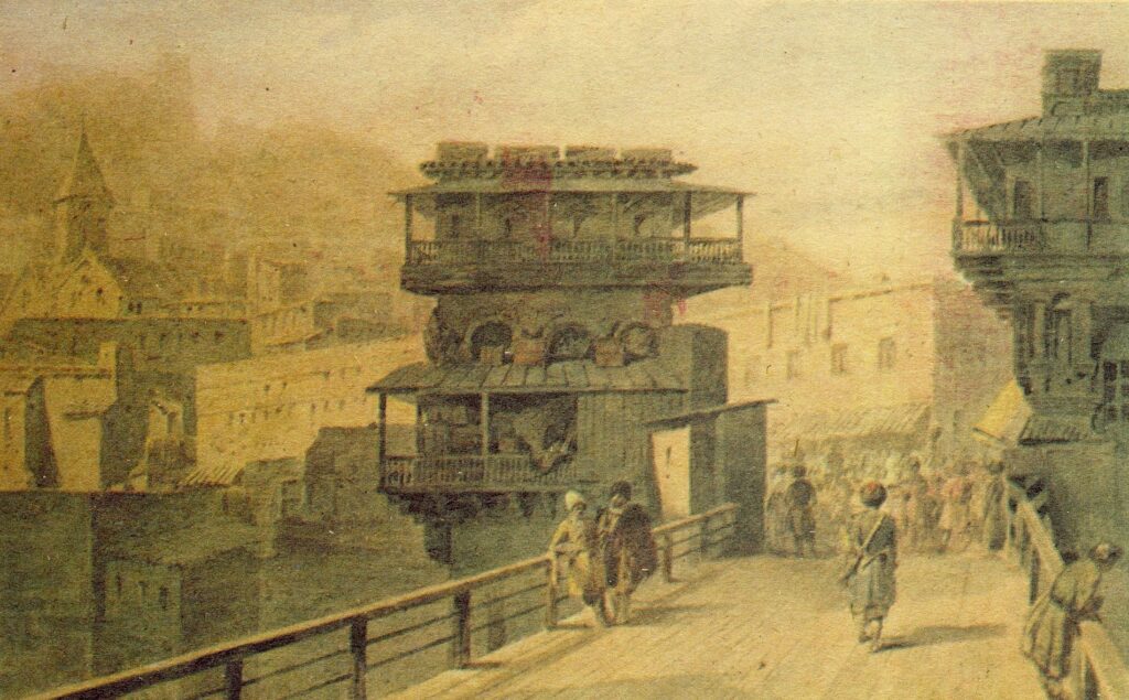 ტფილისის ქუჩა – Street in Tiflis 1858
