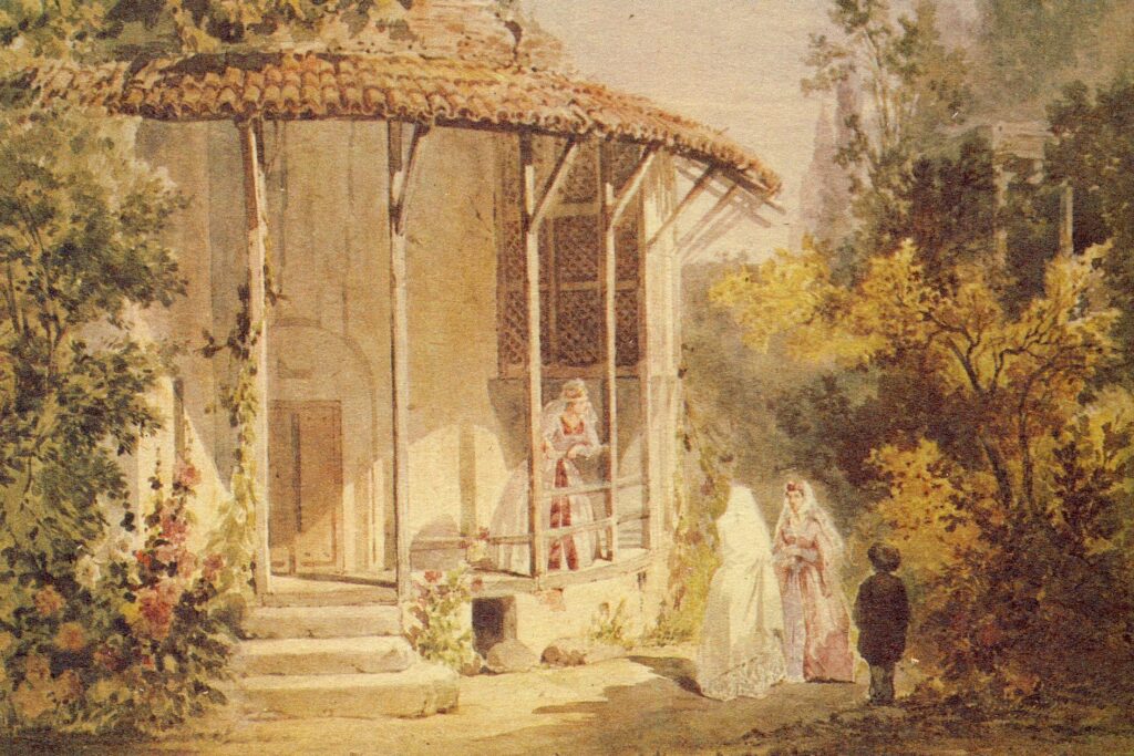 თალარი ბაღში – Gazebo in the garden 
