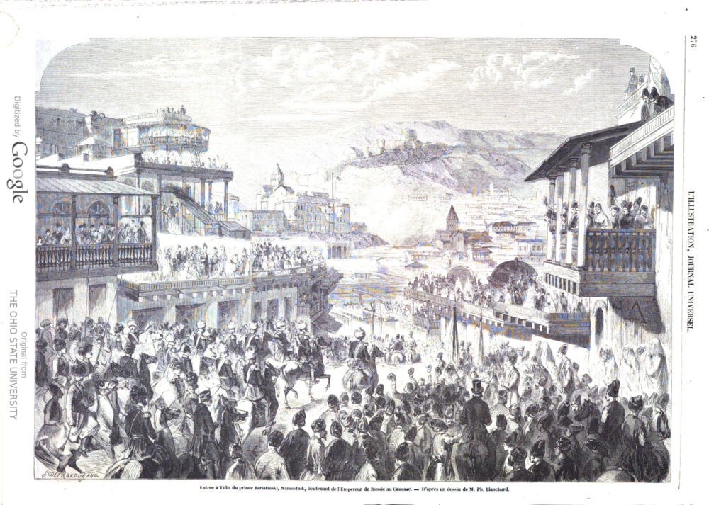 თავადი ბარიატინსკის შესვლა ტფილისში – Entrance to Tiflis of Prince Bariatinski
